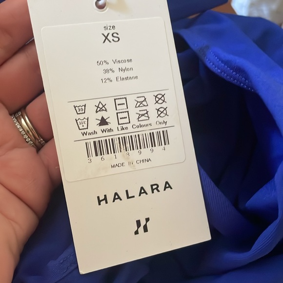 HALARA Criss Cross Backless Flare Mini Dress - Picture 3 of 4